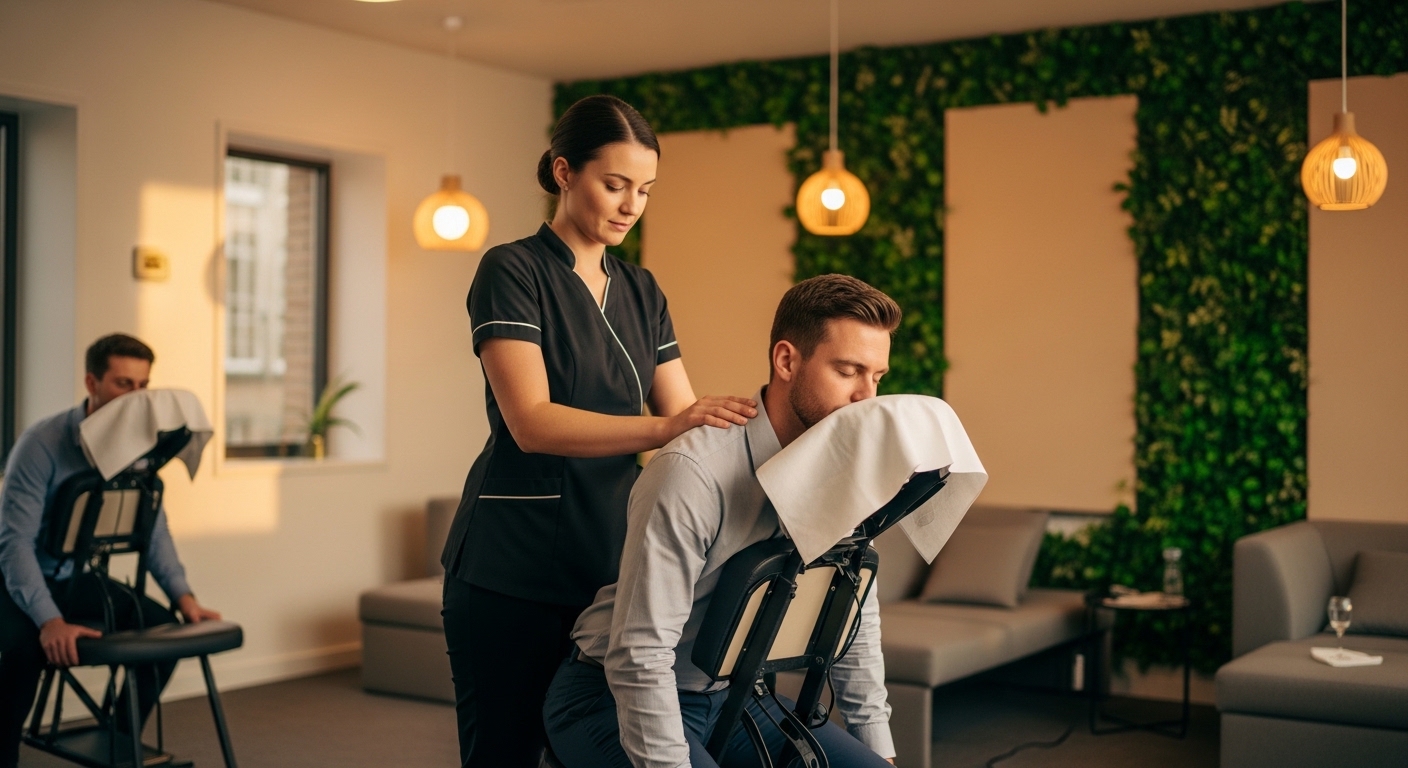 In-House Massage Benefits: How Workplace Programs Enhance Employee Well-Being and Productivity